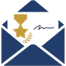 Messages From Heroes envelope mark